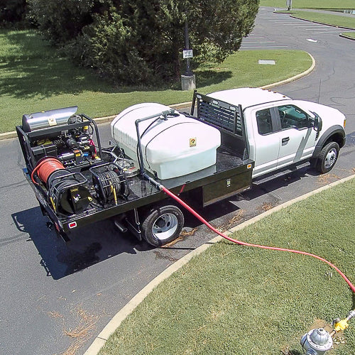 Truck pressure washing